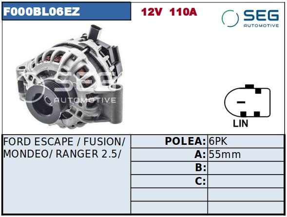 ALTERNADOR · BOSCH