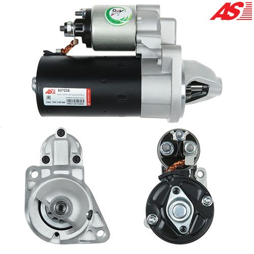 MOTOR DE PARTIDA · AS PARTS