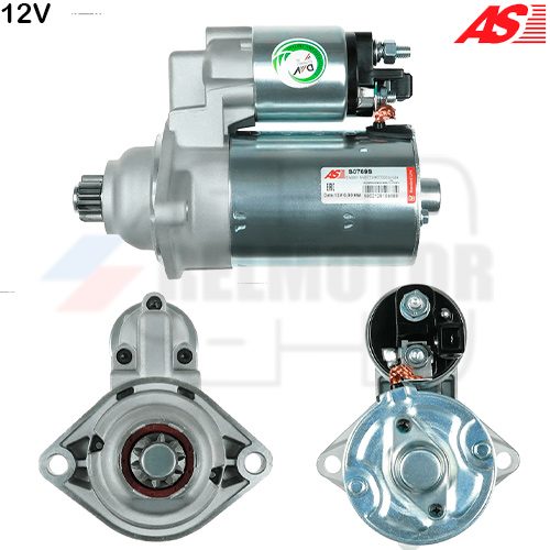 MOTOR DE PARTIDA · AS PARTS