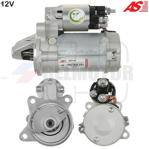 MOTOR DE PARTIDA · AS PARTS