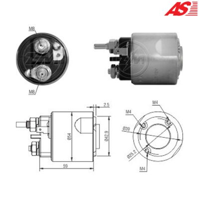 SOLENOIDE · AS PARTS