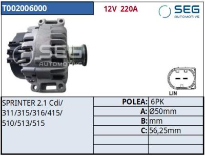 ALTERNADOR · BOSCH
