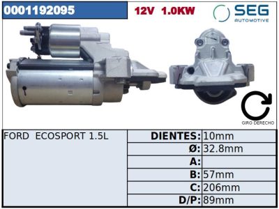 MOTOR DE PARTIDA · BOSCH