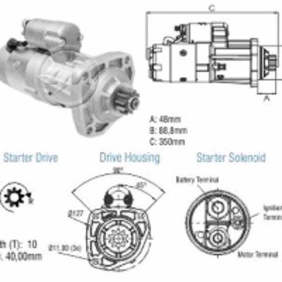 MOTOR DE PARTIDA · PRESTOLITE