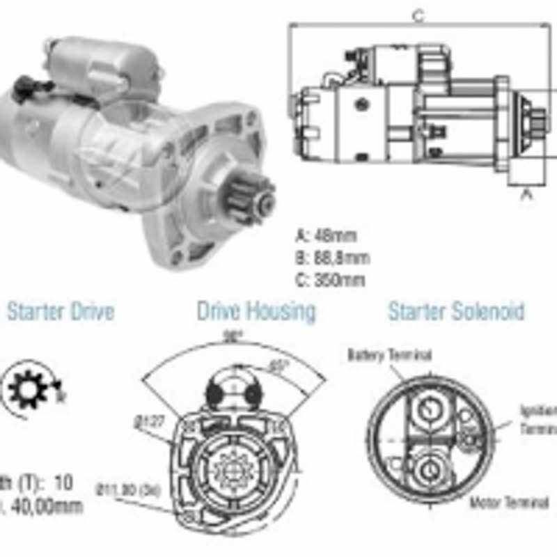 MOTOR DE PARTIDA · PRESTOLITE