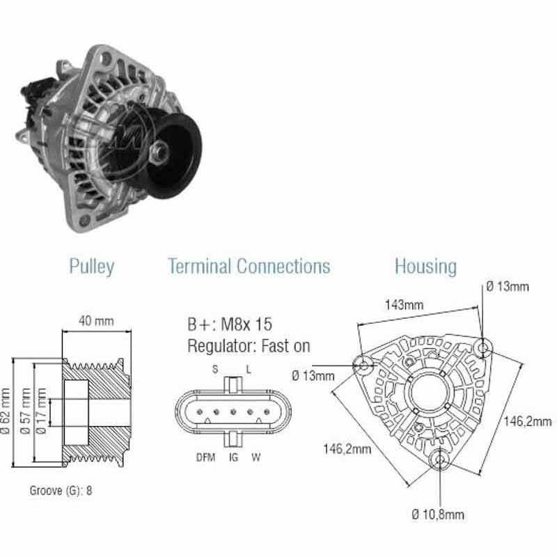 ALTERNADOR · BOSCH