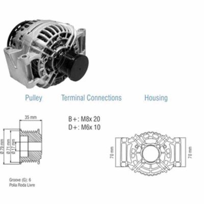ALTERNADOR · BOSCH