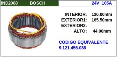 ESTATOR · BOSCH