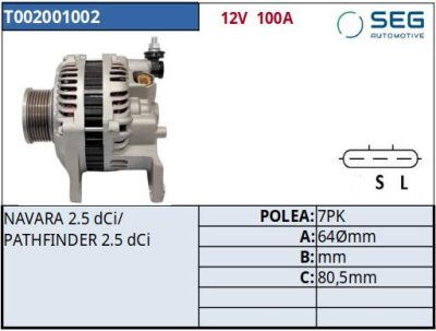 ALTERNADOR · MITSUBISHI