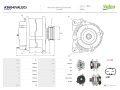 Hoja técnica del fabricante — A3604(VALEO)