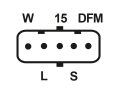 Diagrama del conector del producto A5331(MITSUBISHI)